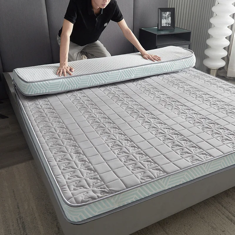 Simple Style Knitted Cotton Mattress for Rental Dormitory Student Cushioning Memory Hard Cotton Tatami Cushioning