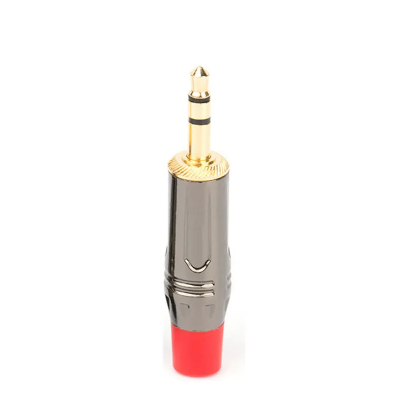 Gold-Plated 3.5mm Stereo Audio Plug Connector
