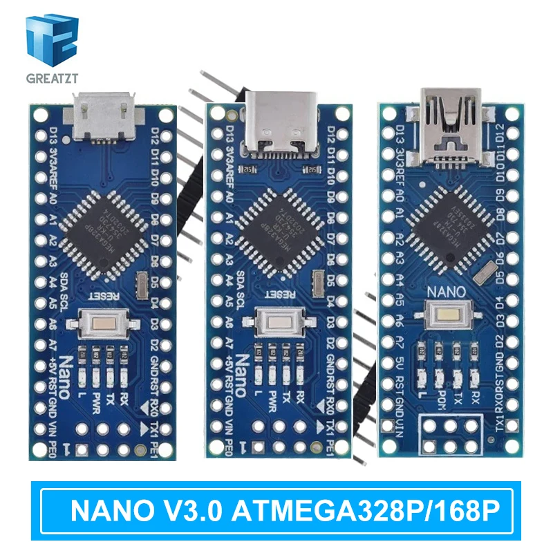 Mini-Type-C-Micro-USB-Nano-3-0-With-the-bootloader-compatible-Nano ...