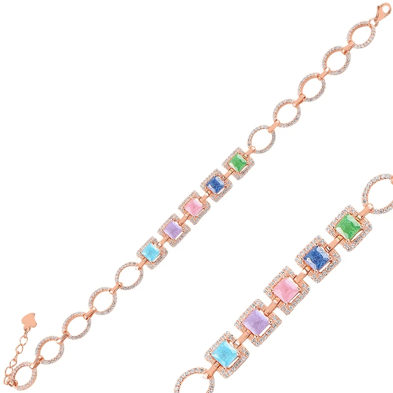 

Silver 925 Sterling Zircon Cubic Zirconia Bracelet