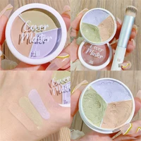 XIXI Pure Holding Makeup Three Color Concealer Spot Acne Print Repair Foundation Dark circles are not easy to stick powder 2