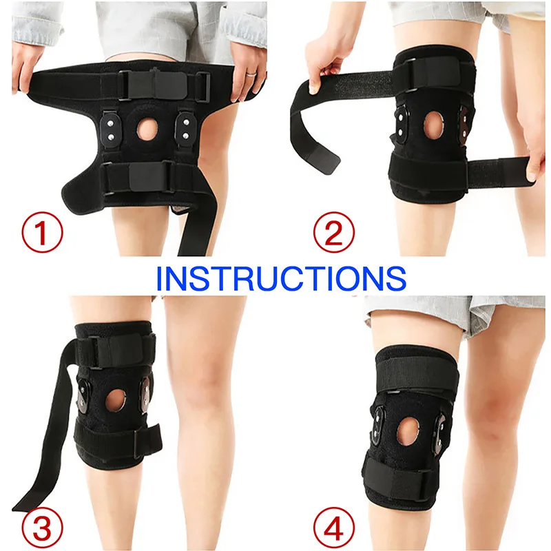 Rodillera ortopédica para aliviar el dolor articular, Protector de rótula  ajustable, rodillera deportiva, Protector de ligamento de menisco, 1 piezas  - AliExpress