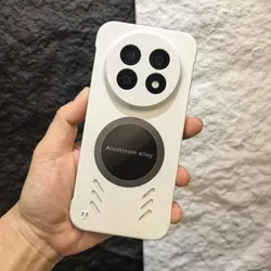 Magnetic Shockproof Cooling Case with Frameless Stylish Design for Huawei Nova 15 Max (White)