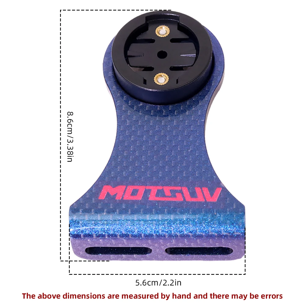 MOTSUV Carbon Fibre Rail Bike Mount Kit Holder for Garmin