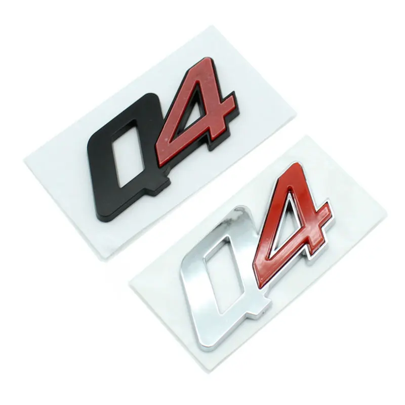Q4 Letter Logo Car Sticker Per Maserati New President V6 V8 Ghibli Body Tail Cover Q4 Accessori Per La Modifica Della Trazione Integrale