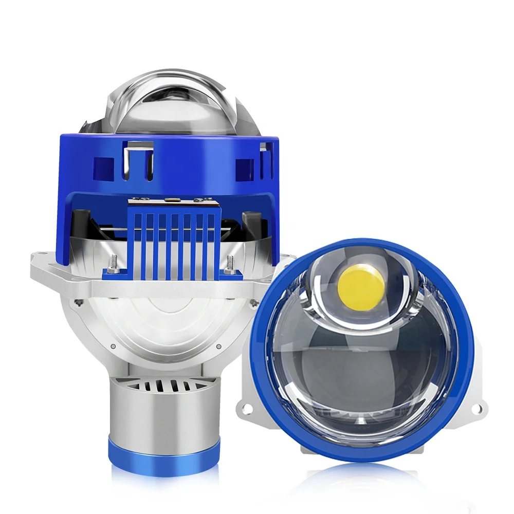 

The New AKE P40 high low beam laser led headlights 12V High Power 3inch Bi led projector lens Universal Car projector headlight