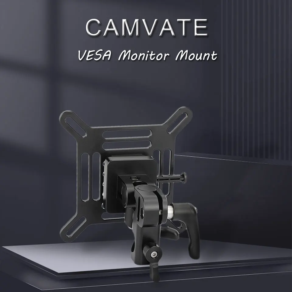 Adjustable VESA Monitor Mount Bracket 75x75mm 100x100mm with Quick Release V-Loc