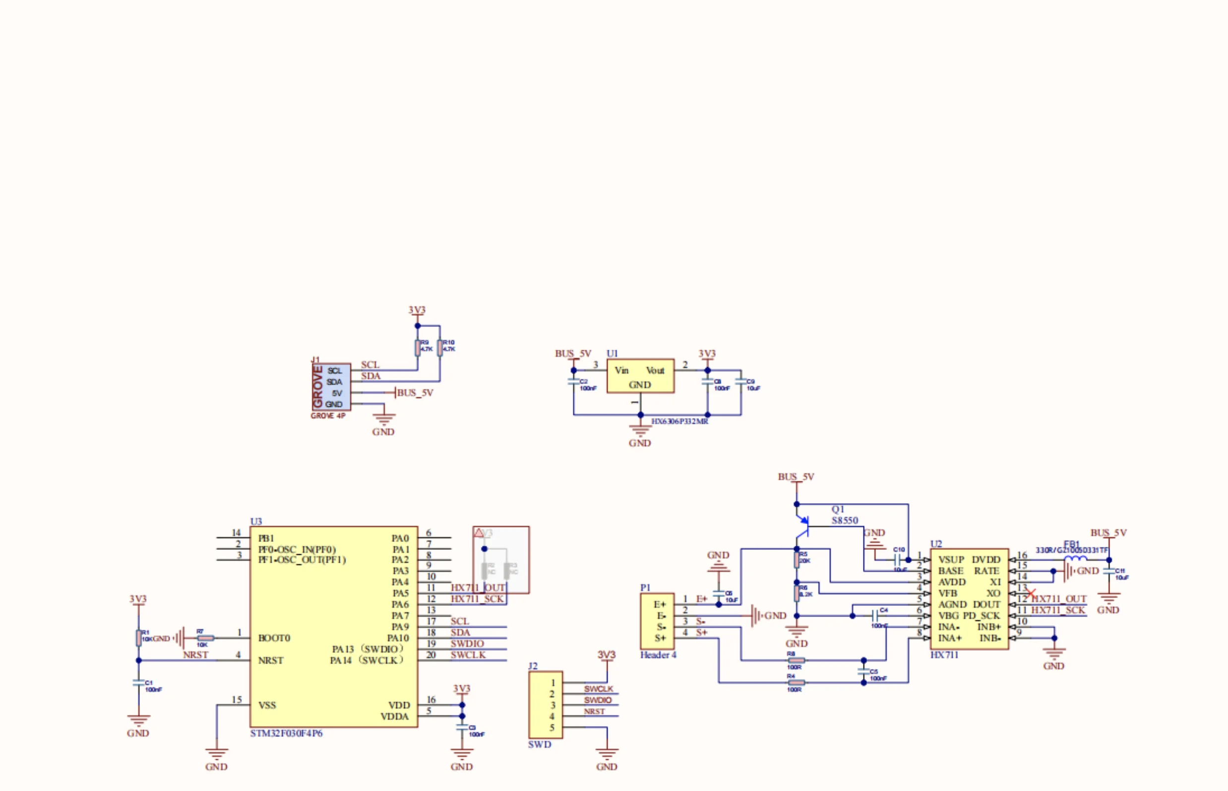 Official Weight I2C Unit (HX711)