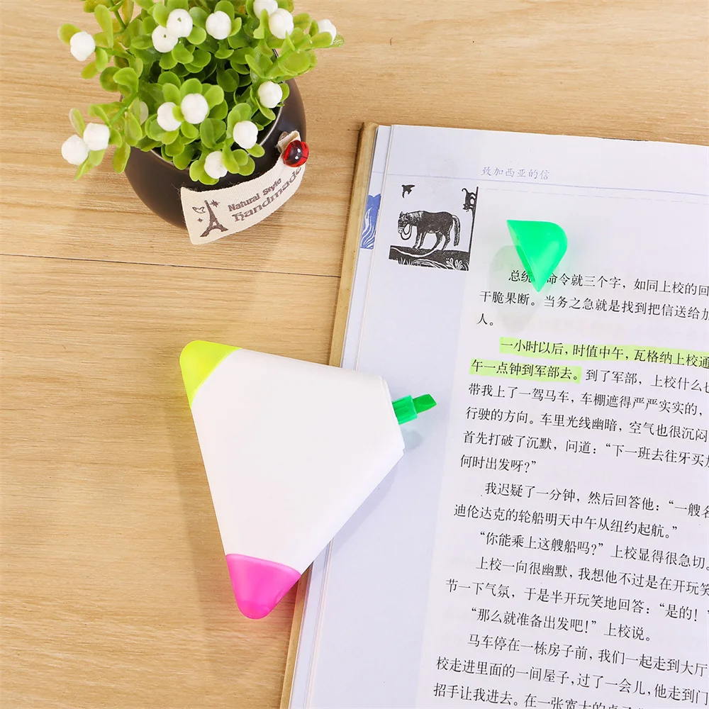 

Highlighters Multicolor Creative Highlighter Pen Kawaii Markers Drawing School Art Supplies Japanese Stationery