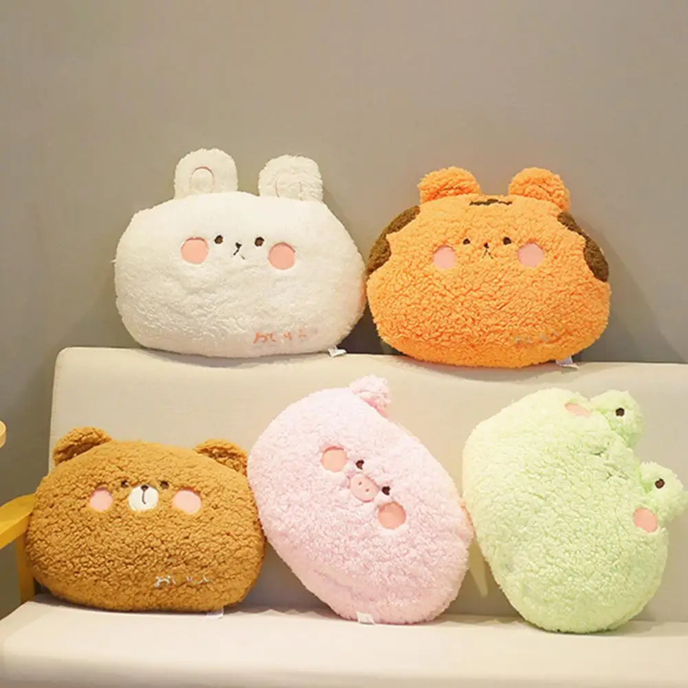 

35cm Cute Plush Animals Toy Doll Sleep Pillow Sofa Decor Cartoon Rabbit Bear Piggy Frog Tiger Doll Stuffed Animal Toy Kids Gift