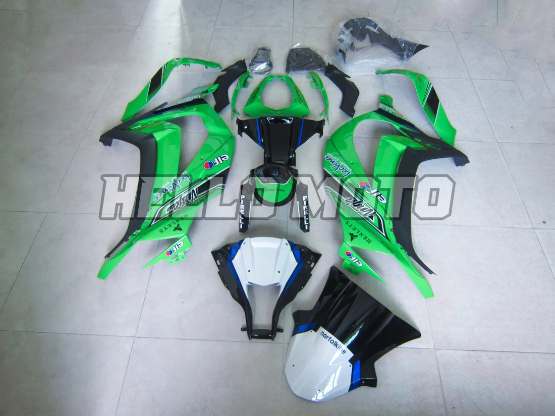 

Подходит для Φ ZX10R 2011 2012 2013 2014 2015 комплекты обтекателей ракушек Мотоцикла Спойлер ABS Набор для литья под давлением кузова