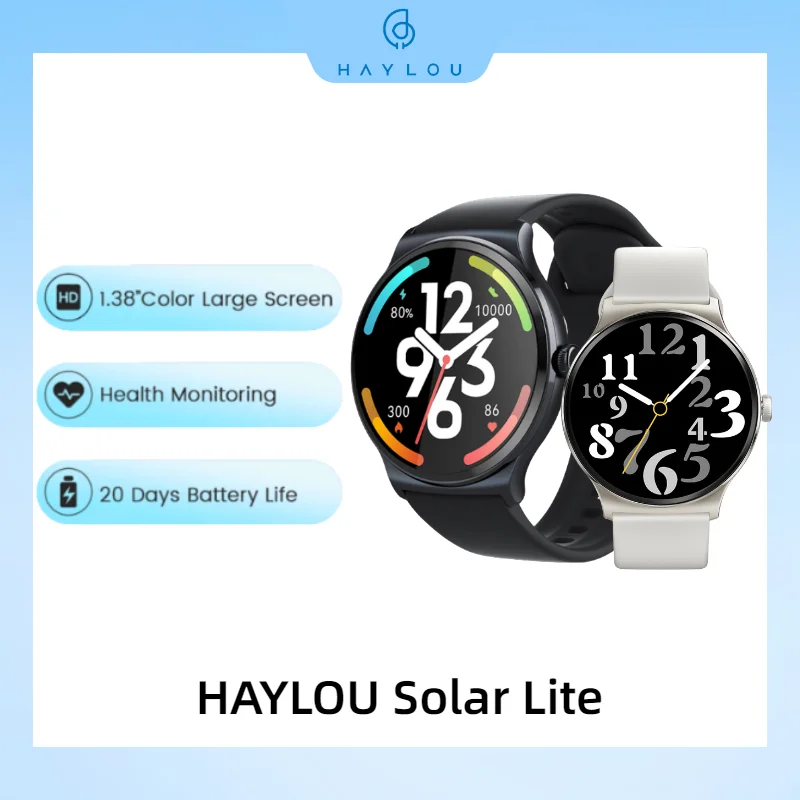 Relógio Smartwatch Xiaomi, Haylou Solar LS05, Bluetooth, Black