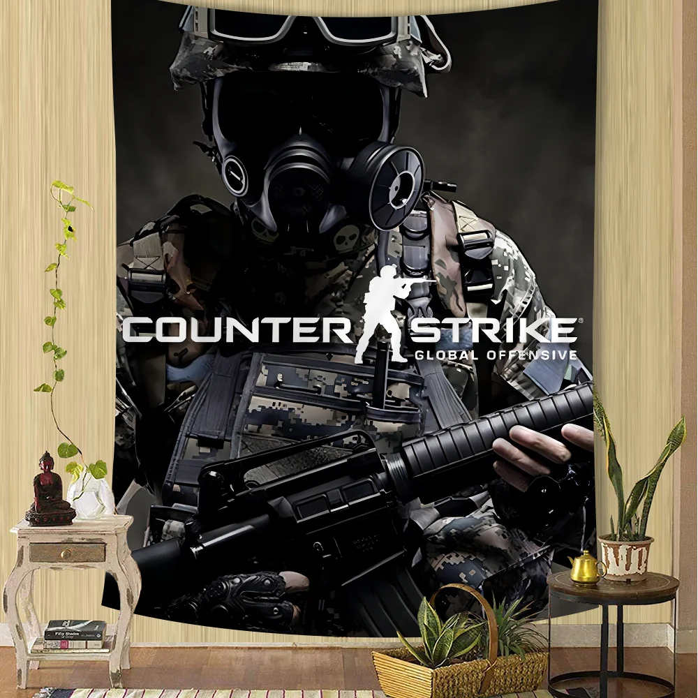 Counter-Strike CS 2 Hippie Wall Hanging Tapestries Bohemian Wall ...