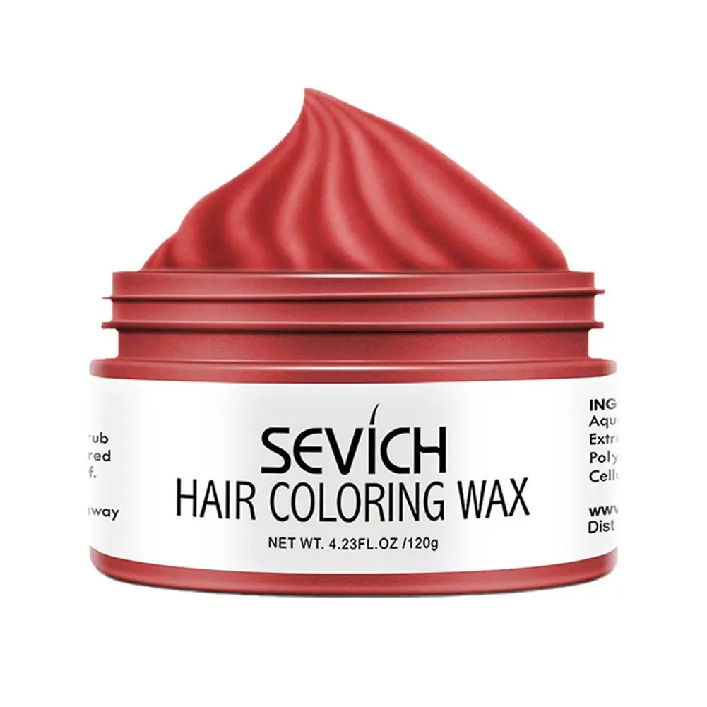 

Sevich Temporary Hair Color Wax Men Diy Mud One-time Molding Paste Dye Cream Hair Gel for Hair Coloring Styling Silver Grey B3Q1
