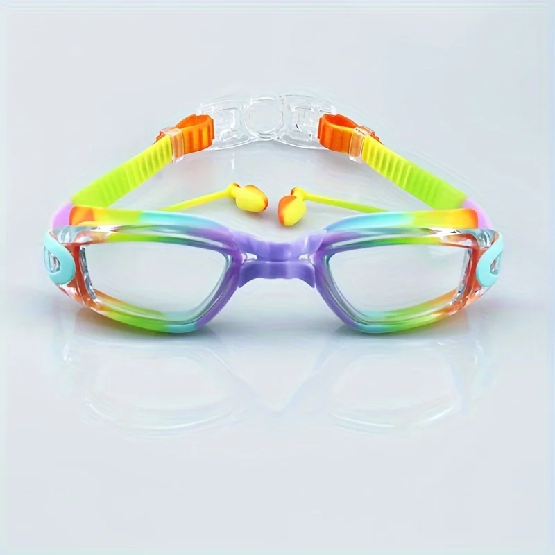 Swimming Goggles Fog and water repellant swimming goggles with adjustable straps and earplugs men women suitable for training play