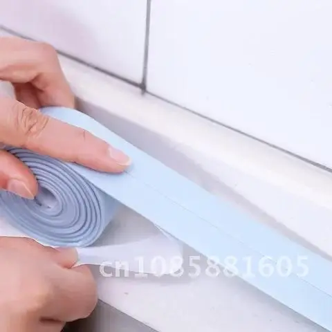 

Self-Adhesive Sealing Tape Decorative Caulk Strip Waterproof Edge Protector Anti-Mildew For Bath Shower Floor Kitchen Stove Sink