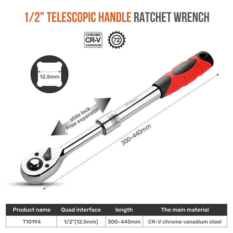 Chiave Dinamometrica 1/2 & 3/8 & 1/4 Set Con 6 Pezzi Cricchetto 236267 - Foto 7