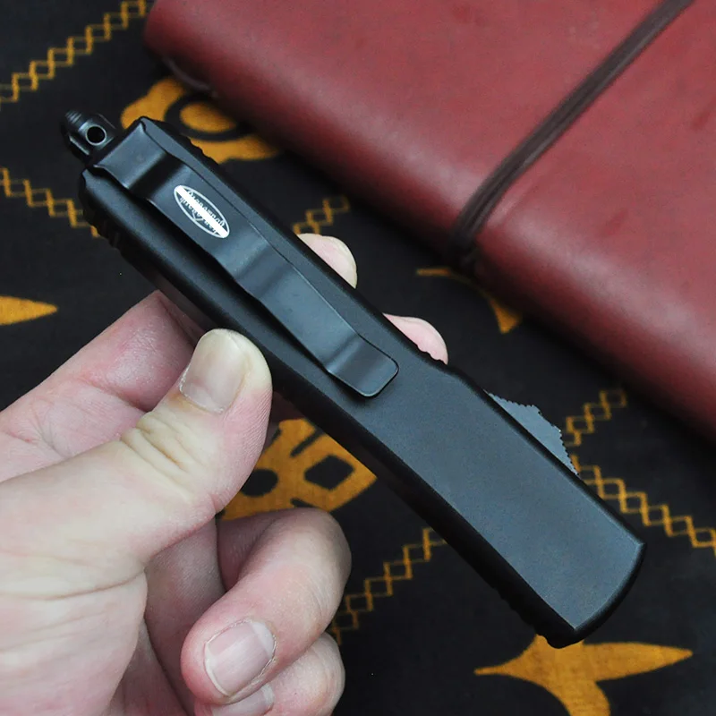 Micro UTX UT 85 Series OTF TechKnife Ultra M390 Blade Camping Outdoor Self Defense Pocket Knives CNC Aluminum Handle EDC Tools 3