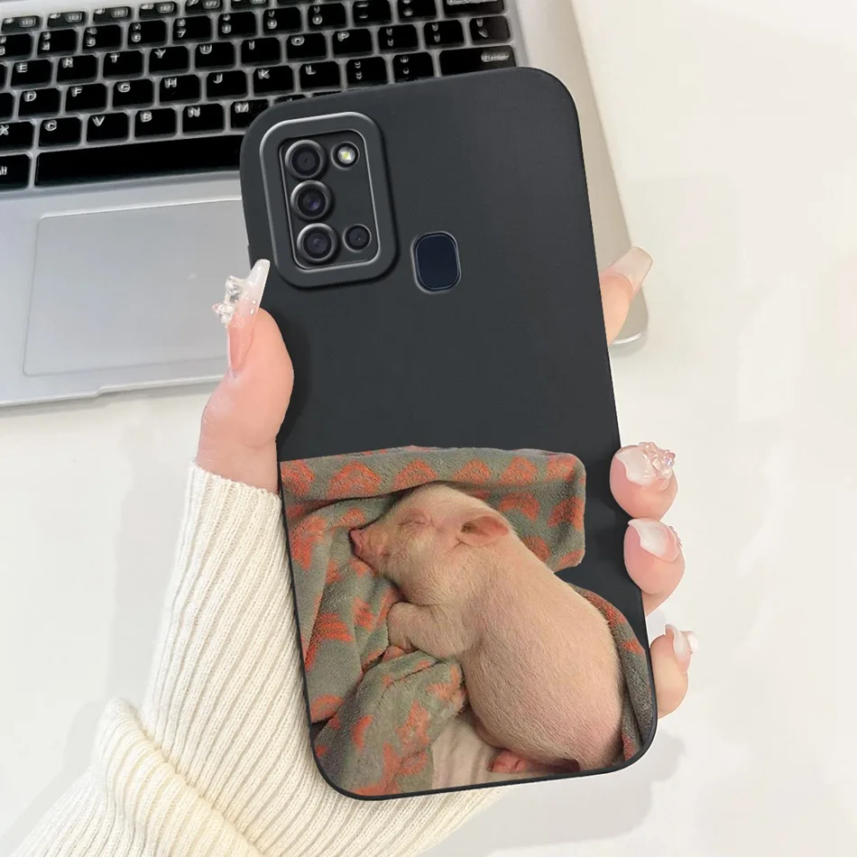 Elegant Printed Soft Silicone Shockproof Phone Case with Camera Protection