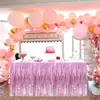 New 4/2/1Pack Table Skirt Wedding Decoration Table Birthday Party Decor Table Skirt Birthday Decoration Tablecloths For Party 4