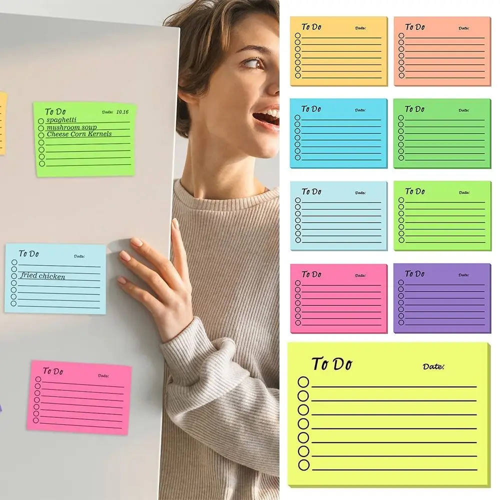 

3 Books Daily Weekly Month Planner Sticky Notes Stationery To Do List Shopping Check List Tearable Message Notes Students