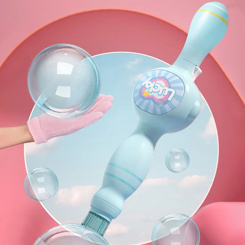 Automatic Bubble Machine Plastic Smoke Blower for Kids Outdoor Party