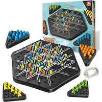 Chain Triggle Chess Game Triggle Rubber Band Game Toy For Kid Interactive Board Game Battle Set For Family Party Gift 1