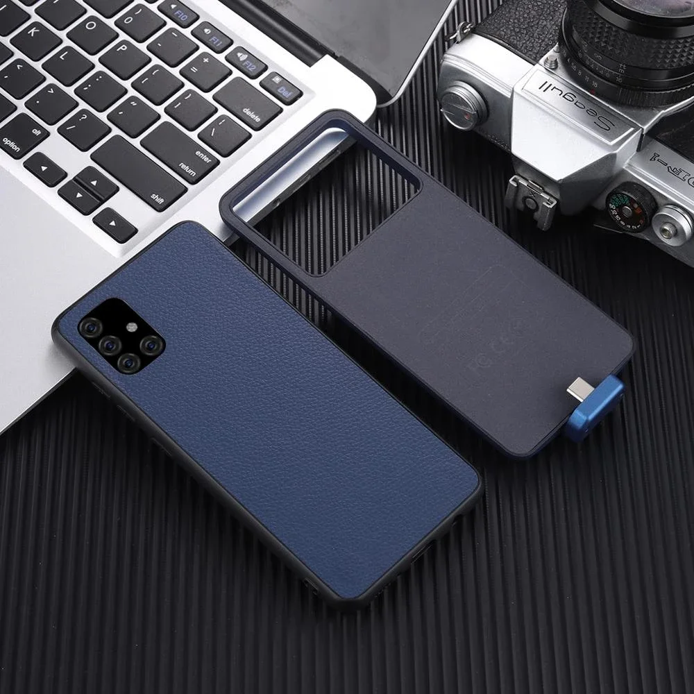 삼성에 적합한 갤럭시 A71 5G 배터리 충전기 케이스, 5000mAh 마그네틱 파워뱅크 커버, 4G 전원 케이스