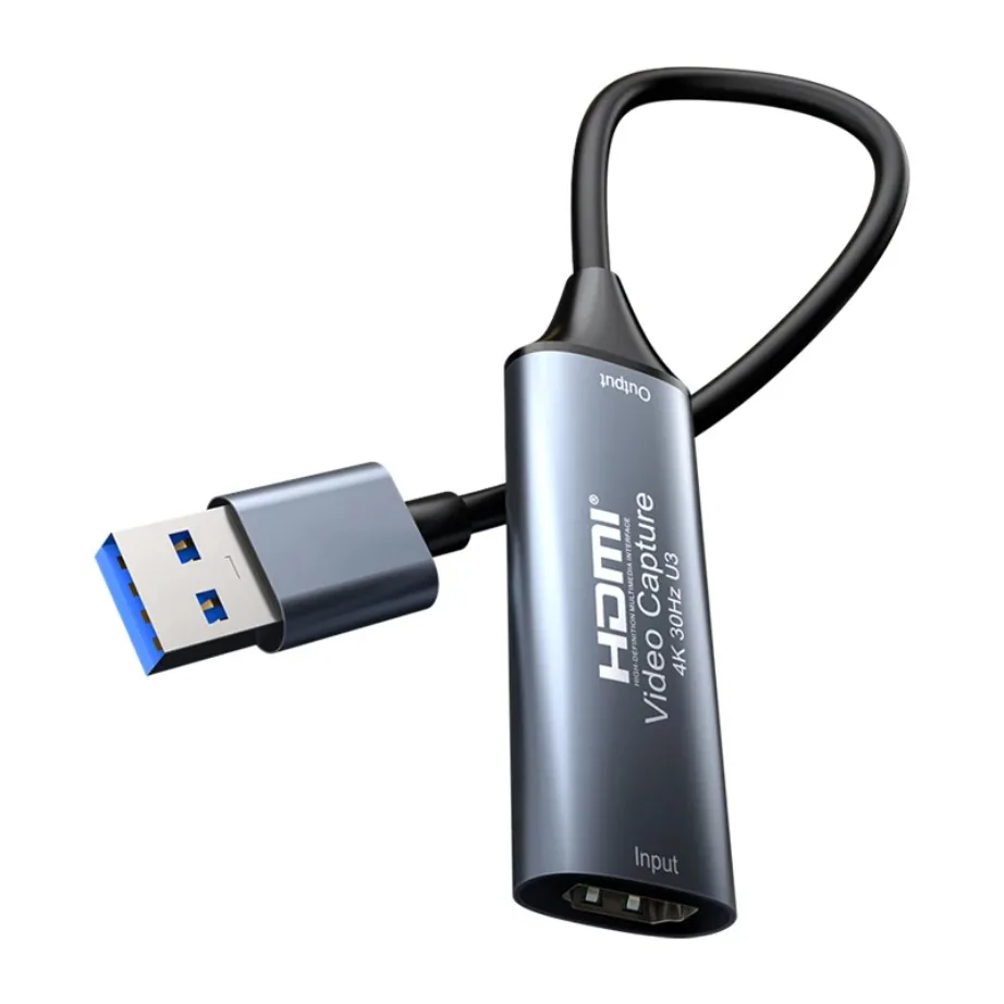 USB3.0/2.0 Video Capture Card 1080 HDMI-compatible 4K@30Hz Game Grabber Record for Switch Xbox PS4/5 Live Broadcast video capture card