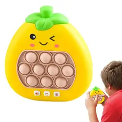 Pop Push Bubble Fidget Sensory Toys Whack A Moles Music Quick Press Bubble Game Machine Squeeze Stress Relief Toy For Kids Adult