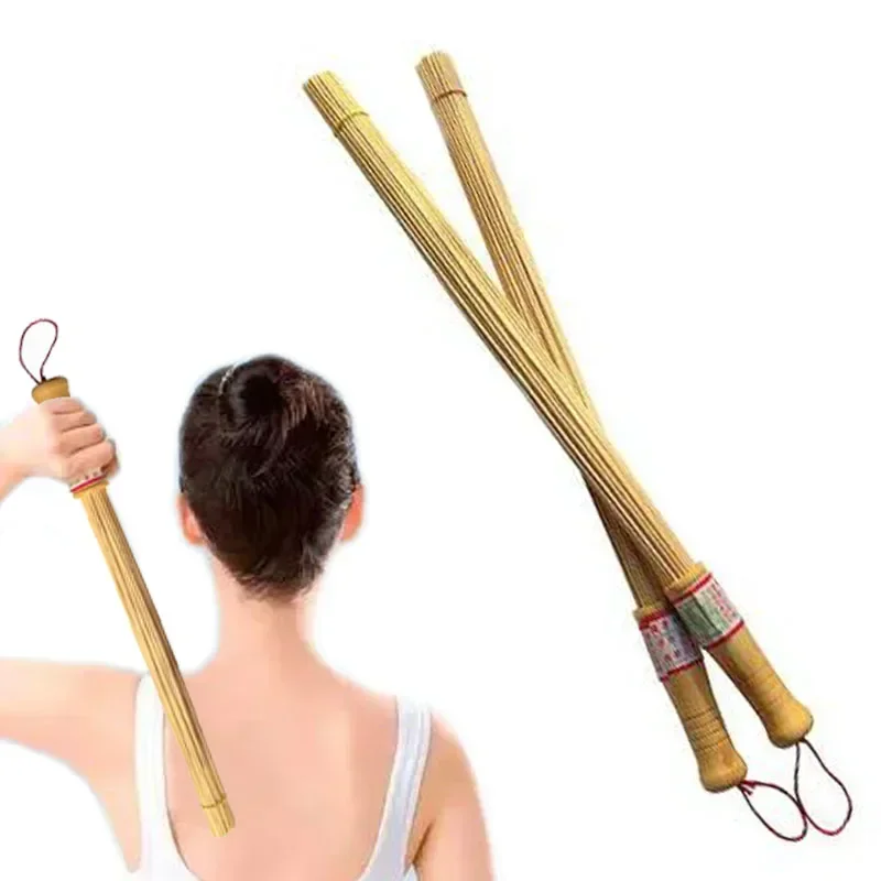 Bamboo Wood Massager Stick Relieve Muscle Fatigue Health Care Tool