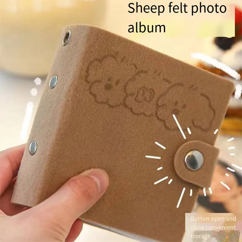 3 Inch Photo One Grid Mini Loose Leaf Albums Card Storage for Fujifilm Instax Mini12/11/Evo/SE/7+/40/90 Camera Mini Film Albums