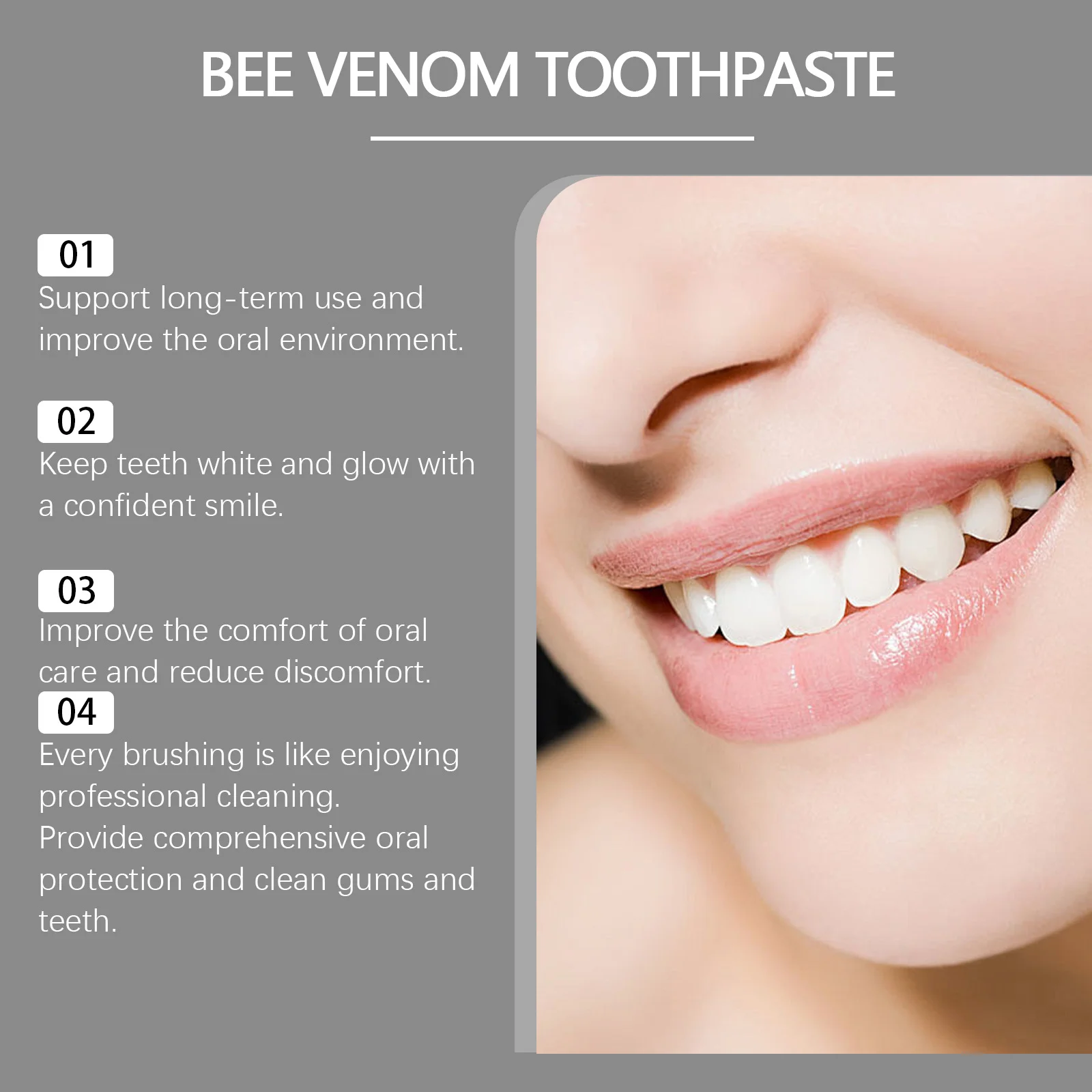 Teeth Health Product, Toothpaste for Repair Cavities, Remove Stains Tartar, Protect Gum, Reduce Odor