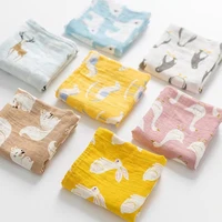 58x58cm Muslin cotton Baby Towels Scarf Swaddle bath Towel Newborns Handkerchief Bathing Feeding Face Washcloth Wipe 2
