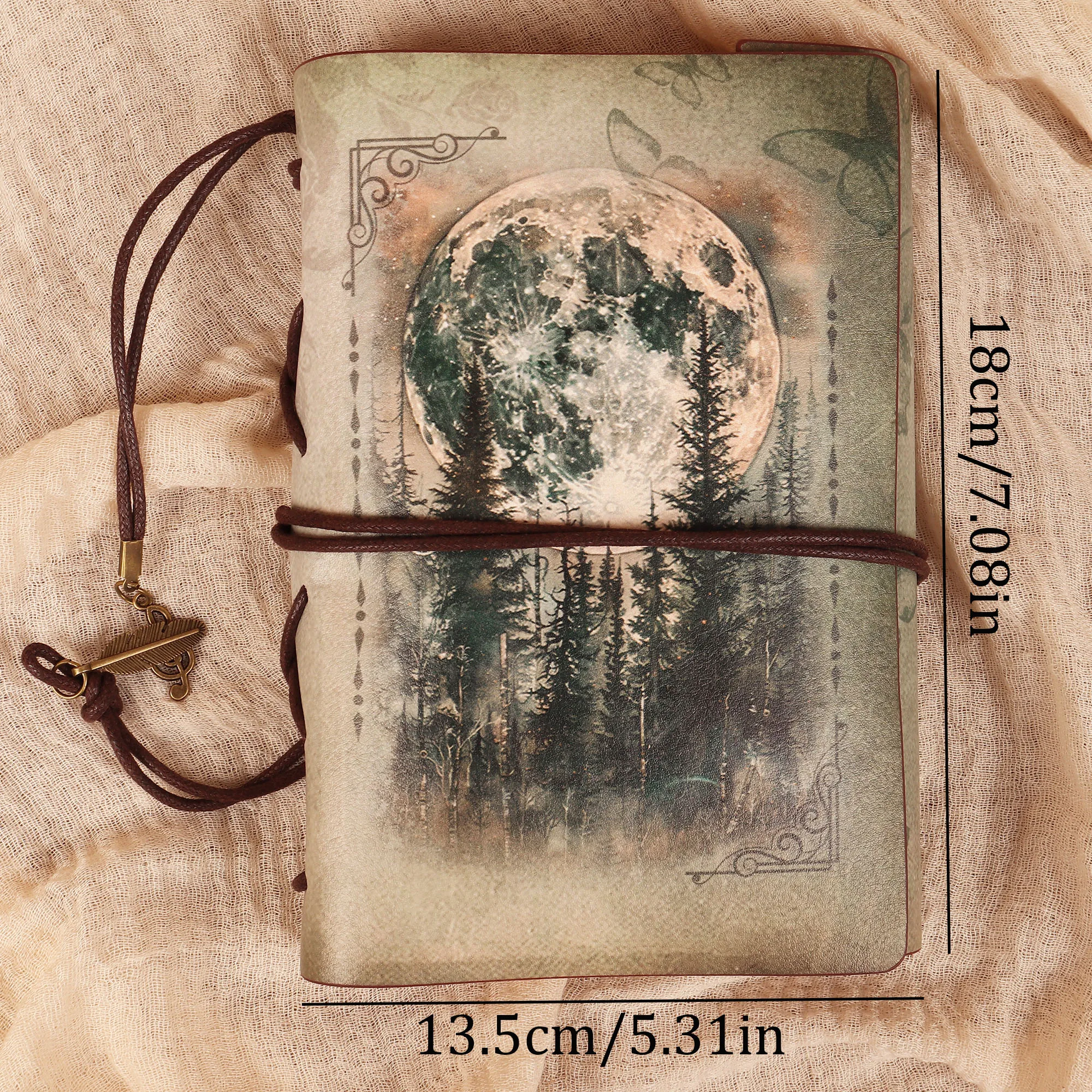 Vintage Cowhide Journal Notebook 2
