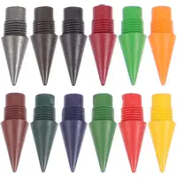 12 Pcs Colored Pencil Tips Everlasting for School Kids Pencils Heads Infinite Replaceable Nibs Refill Writing Replacement 1