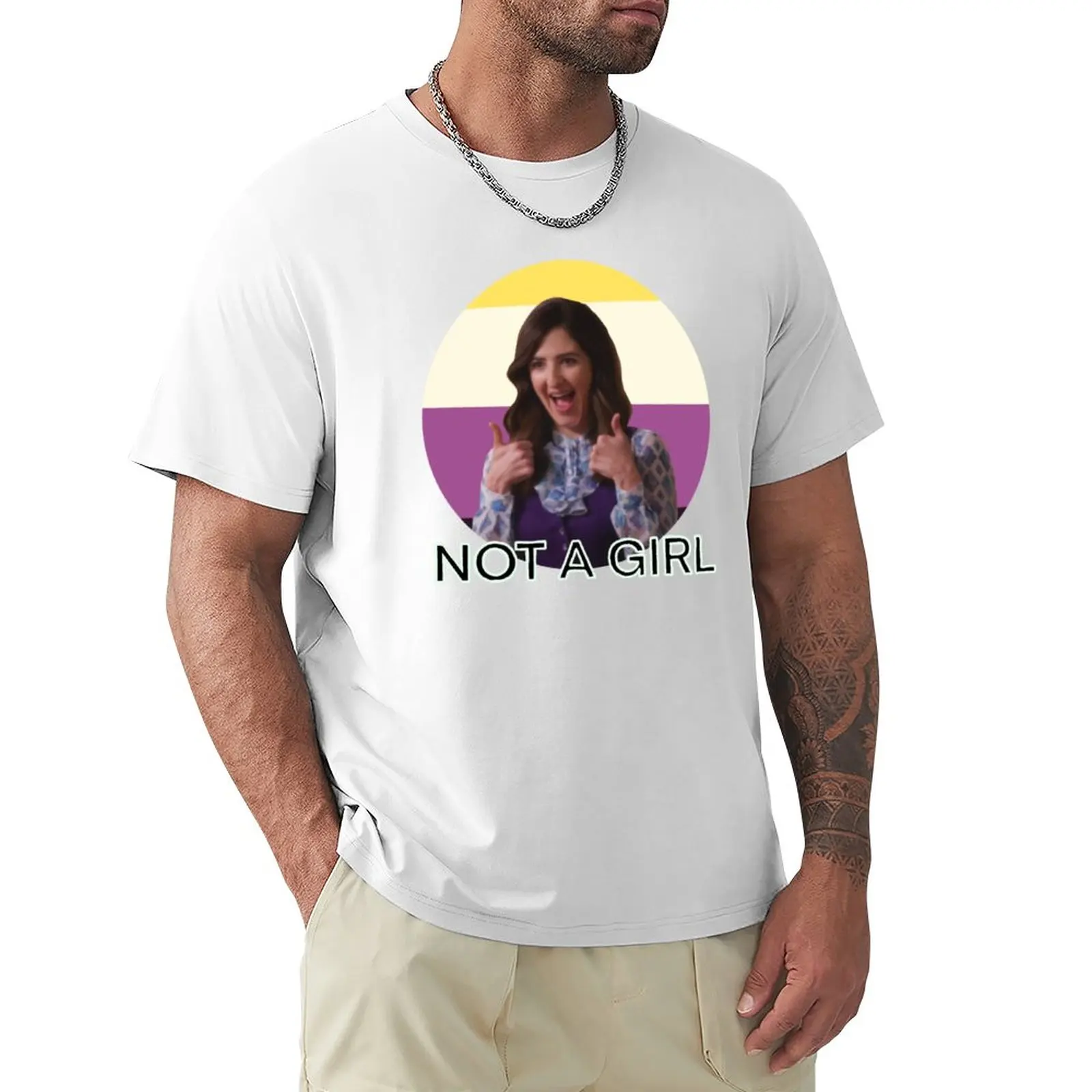 

Not A Girl T-Shirt plus size tops custom t shirts design your own new edition t shirt T-shirts for men cotton