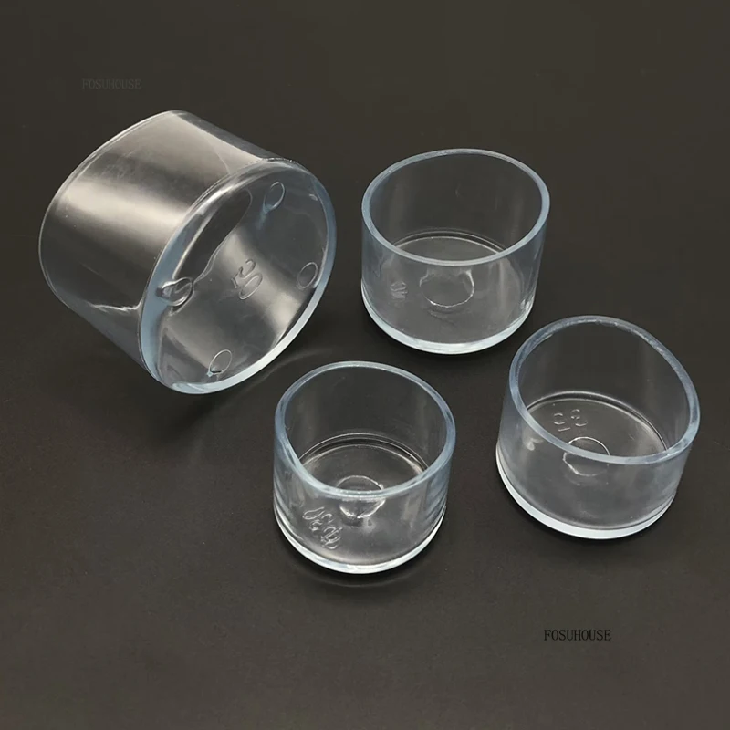 Dining Stool Foot Pads Nordic Creative Transparent Foot Pads for Dining Stools GMBCV13 Non-slip Accessories