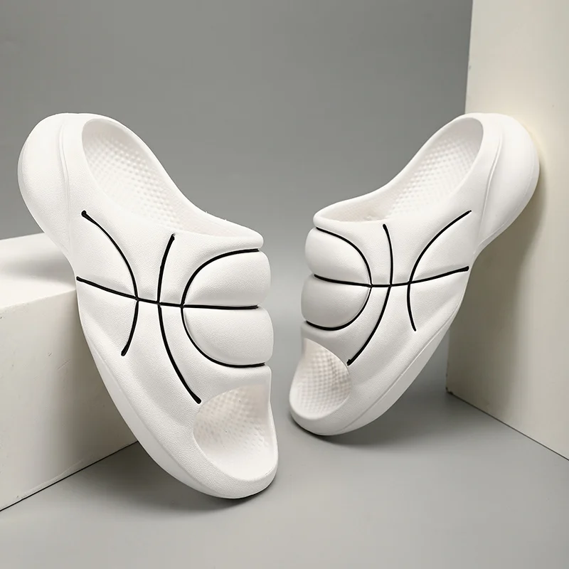 Slīdošās čības vīriešiem Neslīdošas čības iekštelpām ārā ar biezu zoli, īpaši mīkstas, neslīdošas, mīkstas putas_voghion.com