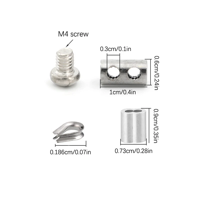 Garden Plant Support Cable Kit 6/10m/20m/30m 2mm Stainless Steel Wire Rope PVC Coated For Climbing Plants Garden Wire Balustrade metal balusters