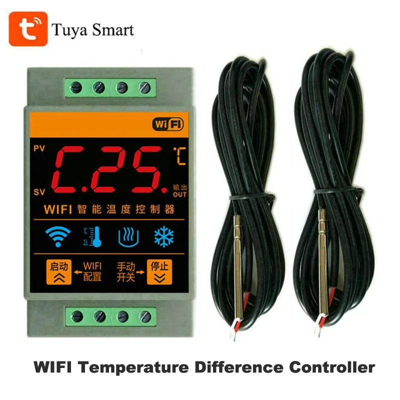 Solar Water Heater Engineering WIFI APP Remote Intelligent High Low Temperature Difference Controller Switch 2