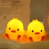 Duck Night Light Bedroom Decoration Cute Cartoon Animal Night Light Christmas Gifts For Kids Room Bedside Sleeping Lamp 1