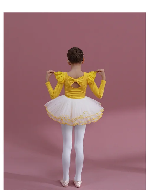 Tutu Niña Mono Ballet Bebé Niña Con Tutú Desmontable Y Encaje
