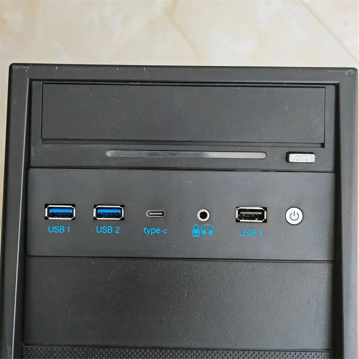 호스트 케이스 마더보드 익스텐션 케이블, 19P, 9 핀-2 포트 USB 3.0, 3.1 HD 오디오 E 타입 C 전원 SW, LED 5.25 인치 패널