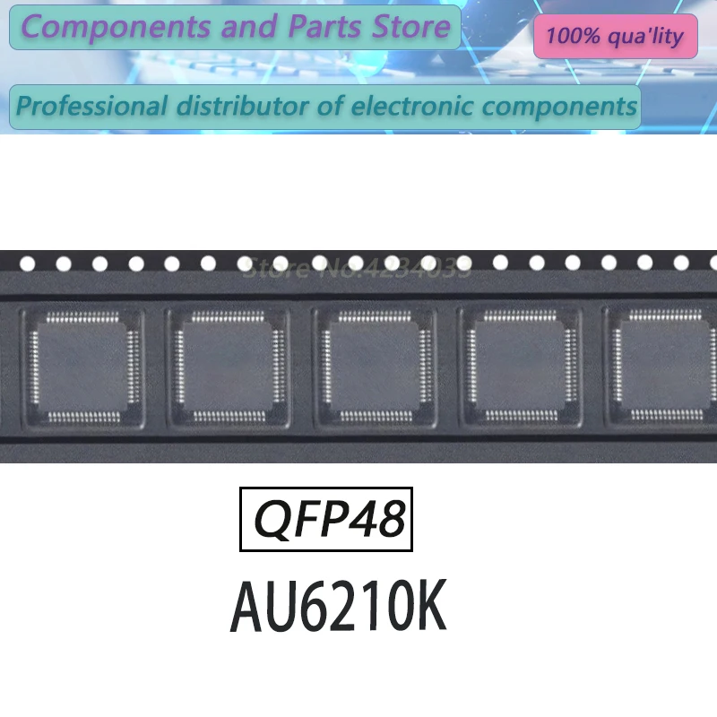 

10pcs AU6210K AU6210 AU621 QFP48 New Original Stock