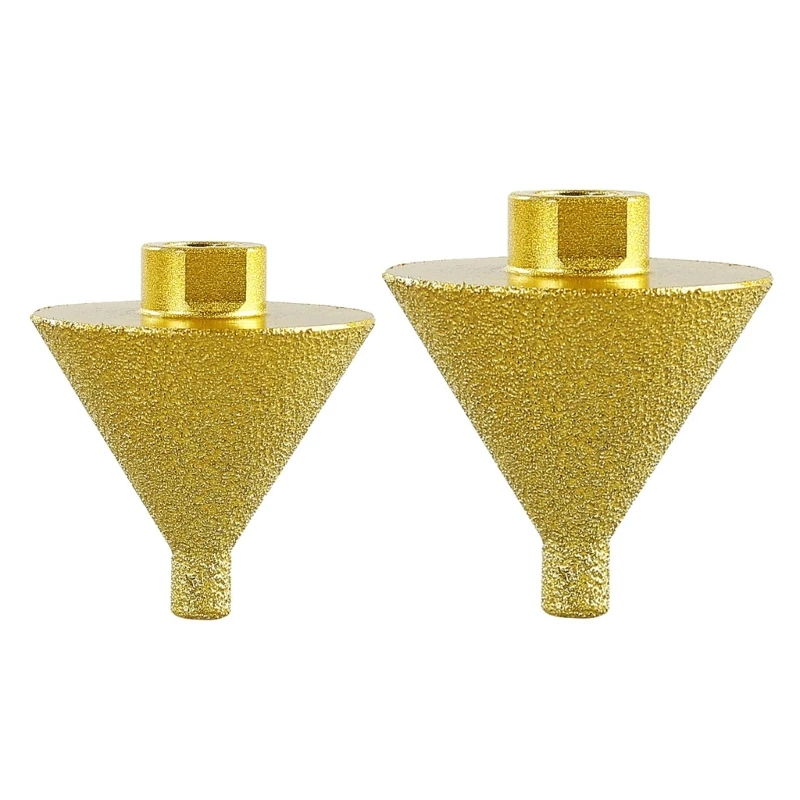

Thread Diamond Beveling Chamfer Bit 38/50mm Countersink Bit Cone Polishing F1CD