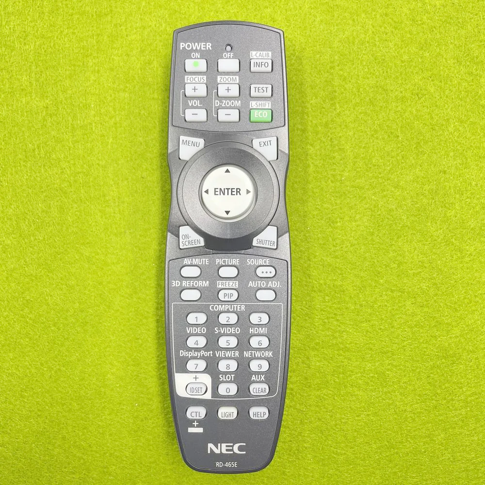 

Original Remote Control RD-465E For NEC PH3501QL PH2601QL PX1004UL-WH PX1004UL-BK PX1005QL-W PX1005QL-B Projector