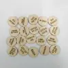 Useful Commemoration Tokens Unique Design Different Patterns Engraved Wooden Tokens  DIY Wooden Tokens Present 1