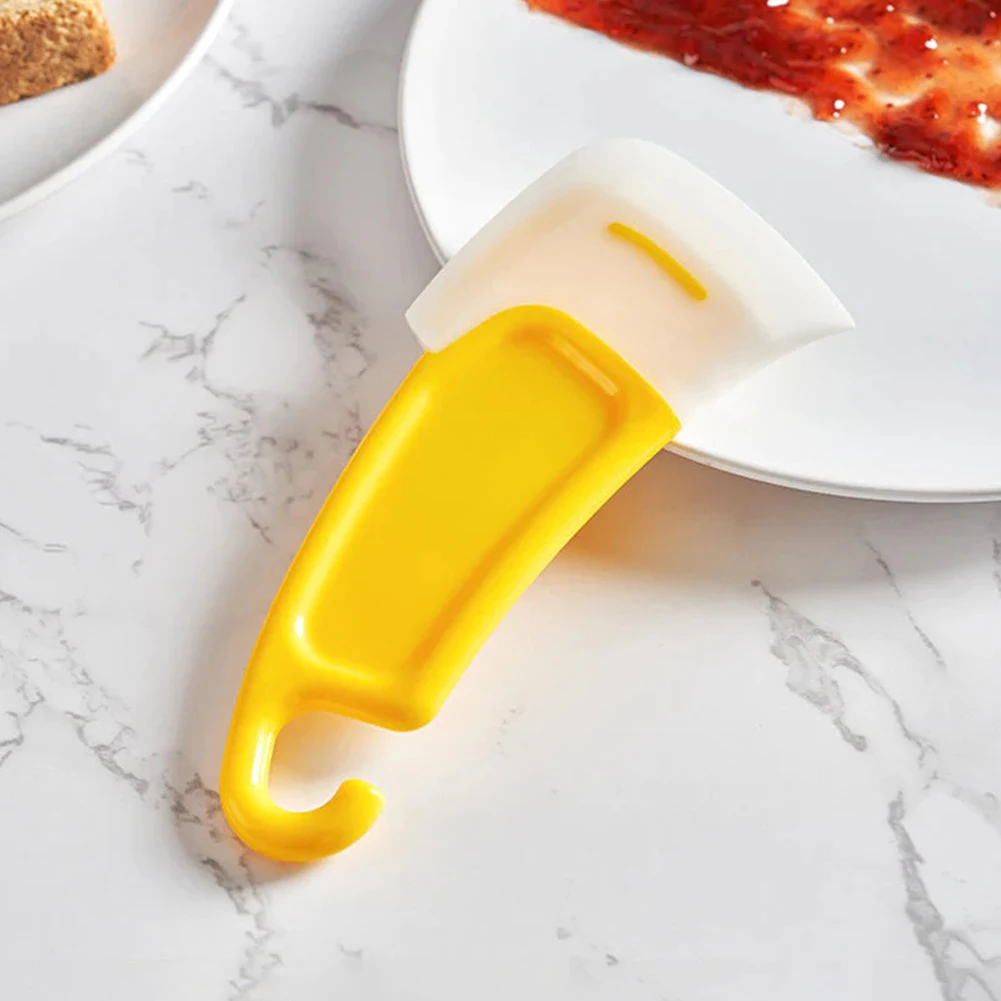 Cleaning Silicone Spatula Kitchen Scraper Soft Blade Scraper Brush Dirty Pan Pot Dishes Cleaner Tools Silicone Kitchen Utensils