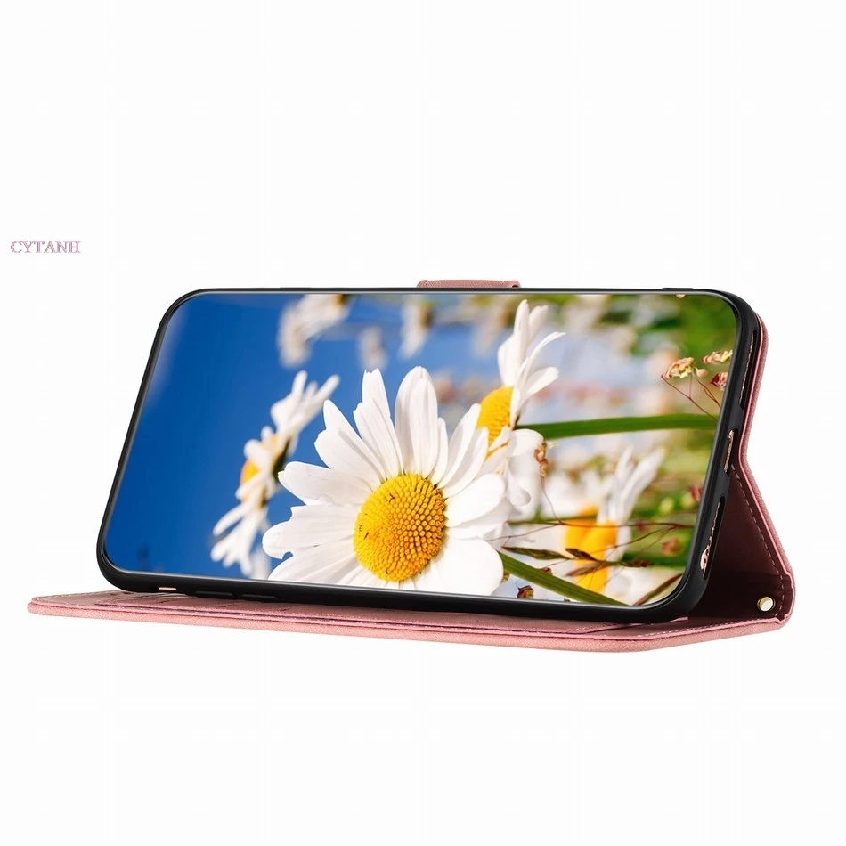 Phone Case Leather Phone Case Leather Wallet Case Leather Case Leather Case Protect Cover For Motorola MOTO G14 G24 G34 G54 MOTOG 5G Luxury Knurling Magnetism Shockproof Flip Wallet Case